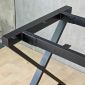 bàn làm việc 1m4 mặt gỗ chân sắt