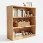Kệ sách cho bé 80x30x80cm gỗ cao su TREM010