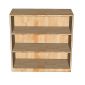 Kệ sách cho bé 80x30x80cm gỗ cao su TREM010