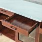 Bàn đảo bếp di động gỗ cao su KISL013
