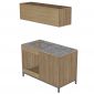 Bộ tủ bếp mini gỗ plywood BTB68021