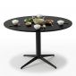 Bàn ăn tròn 120x120cm gỗ cao su BA68314