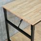 Bàn làm việc 120x60cm chân gấp gỗ cao su SPD68177