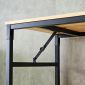 Bàn làm việc 120x60cm chân gấp gỗ cao su SPD68177