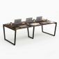Chân bàn sắt hệ Trapez Concept 240x120cm lắp ráp HCTC011
