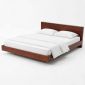 Giường bay VEGAL 160x200cm gỗ cao su chân sắt GN68071