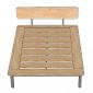 Giường cho nệm 140x200cm gỗ cao su GN68070