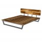 Giường ngủ cho nệm 180x200cm gỗ tràm GN68073
