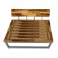 Giường ngủ cho nệm 180x200cm gỗ tràm GN68073