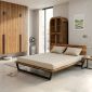 Giường ngủ cho nệm 180x200cm gỗ tràm GN68073