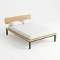 Giường cho nệm 140x200cm gỗ cao su GN68070