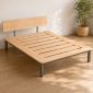 Giường cho nệm 140x200cm gỗ cao su GN68070