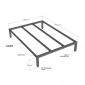 Giường ngủ lắp ráp 140x200x34cm gỗ plywood GN68074