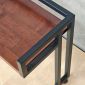 Kệ lò vi sóng 55x30x44cm gỗ cao su khung sắt KVS68003
