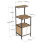 Kệ nhà bếp 50x45x130cm gỗ cao su KTB68275