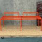 Chân sắt lắp ráp cho bàn họp 120x240cm hệ OMA II sơn tĩnh điện HCOM220