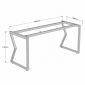 Chân sắt lắp ráp cho bàn 200x60cm hệ MConcept HCMC031