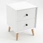 Tủ đầu giường 40x40x50cm gỗ cao su TDG68075
