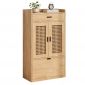 Tủ giày 70x35x130cm gỗ cao su KG68125