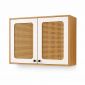 Tủ bếp trên 2 cánh 80x35x75cm gỗ cao su TBT021
