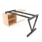 HBVC018 - Bàn giám đốc 160x140 VConcept chân sắt lắp ráp