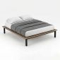Giường ngủ lắp ráp 170x200x42cm gỗ plywood GN68077