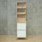 Kệ góc tường gỗ cao su 40x50x160cm - KGT68058