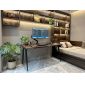 Bàn làm việc 120x60cm gỗ tràm hệ CONE HBCO083