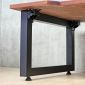 Bàn làm việc ngồi bệt 120x60cm gỗ cao su chân gấp SPD68001