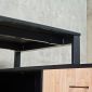 Bàn gác tủ 180x120cm gỗ cao su chân chữ X BD68193