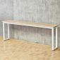 Bàn làm việc 210x35cm gỗ cao su HBRT140