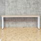 Bàn làm việc 210x35cm gỗ cao su HBRT140