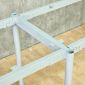 Chân sắt lắp ráp cho bàn họp 240x120cm hệ OMA II sơn tĩnh điện HCOM209