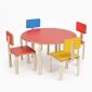 Bộ bàn ghế mầm non gỗ plywood nhiều màu KGD048