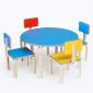 Bộ bàn ghế mầm non gỗ plywood nhiều màu KGD048