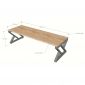 Ghế băng dài 150x52x42cm gỗ cao su chân chữ X GBD077