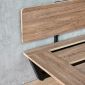 Giường cho nệm 160x200cm gỗ plywood chân sắt GN68072