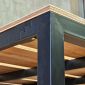 Giường ngủ lắp ráp 140x200x34cm gỗ plywood GN68074