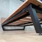 Giường cho nệm 160x200cm gỗ plywood chân sắt GN68072