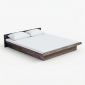 Giường ngủ 150x180cm gỗ cao su GN68075