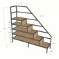 Giường tầng lắp ráp cho nệm 180x200cm gỗ cao su GT021
