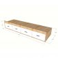 Giường tầng lắp ráp cho nệm 180x200cm gỗ cao su GT021