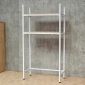 Kệ máy giặt 94x40x180cm gỗ cao su khung sắt KMG68035