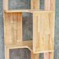 Kệ góc tường gỗ Cao Su 40x40x180cm - KGT68034