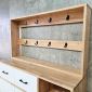 Tủ kệ để giày 110x35x180cm gỗ cao su KG68126