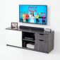 Tủ kệ TV 120x40x50cm gỗ cao su KTV68140