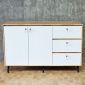 Tủ trang trí 150x50x94cm gỗ cao su KTB68277