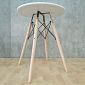 Bàn cafe Eames tròn 60cm màu trắng hoặc đen CFD68017
