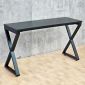 Bàn console 120x40x70cm chân chữ X gỗ cao su TT68375