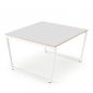 Bàn cụm 2 người 120x120cm gỗ plywood màu HBTC054